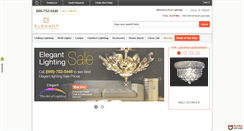 Desktop Screenshot of elegantlightingstore.com
